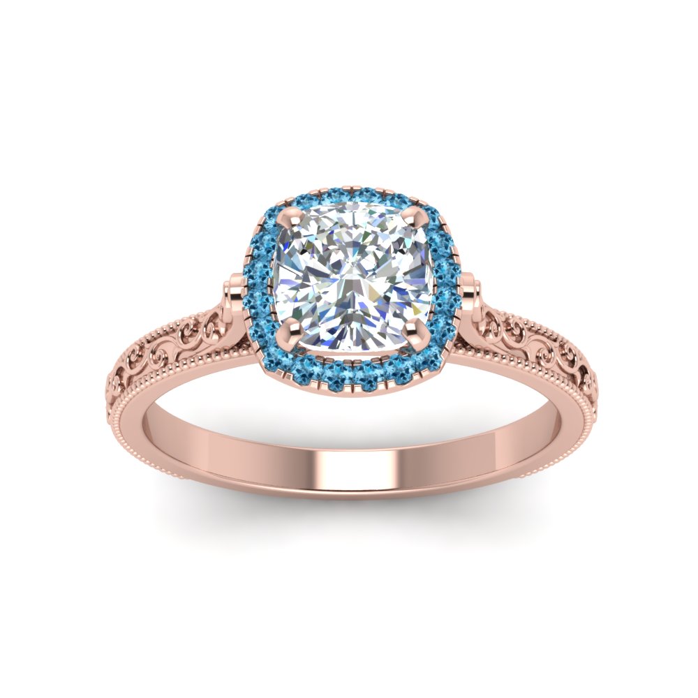 hand-engraved-cushion-cut-halo-diamond-engagement-ring-with-blue-topaz-in-rose-gold-FD8588CURGICBLTOANGLE5-NL-RG?v=1757588307