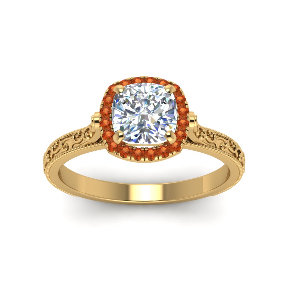 hand-engraved-cushion-cut-halo-diamond-engagement-ring-with-orange-sapphire-in-yellow-gold-FD8588CURGSAORANGLE5-NL-YG_3ae9b0b7-74f5-41ea-815b-6db522281797?v=1757588484