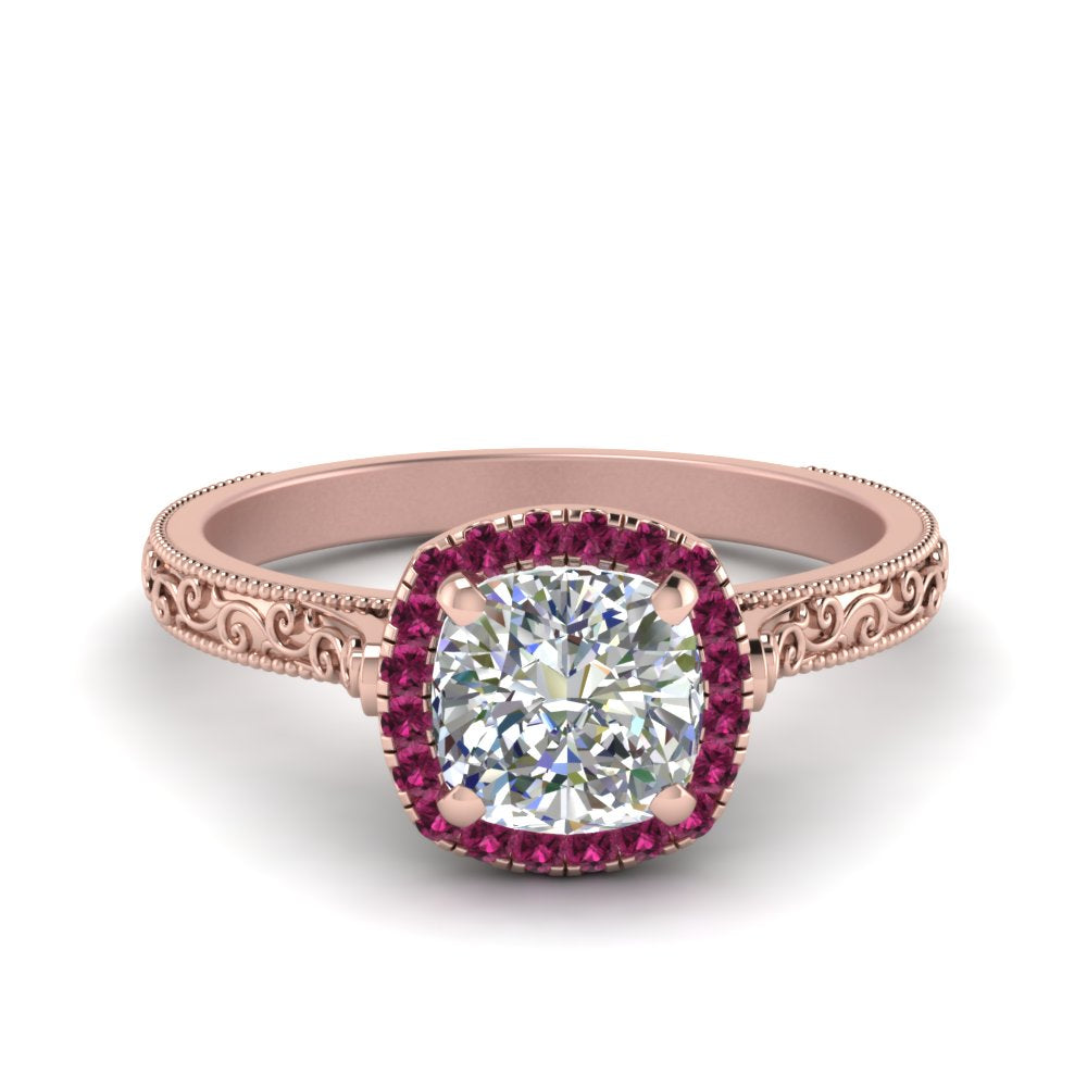 hand-engraved-cushion-cut-halo-diamond-engagement-ring-with-pink-sapphire-in-rose-gold-FD8588CURGSADRPI-NL-RG?v=1757588306