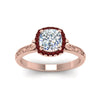 Load image into Gallery viewer, hand-engraved-cushion-cut-halo-diamond-engagement-ring-with-ruby-in-rose-gold-FD8588CURGRUDRANGLE5-NL-RG_c2e58b59-76db-4104-ba03-a92fe9a82cbe?v=1757588485