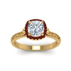 Load image into Gallery viewer, hand-engraved-cushion-cut-halo-diamond-engagement-ring-with-ruby-in-yellow-gold-FD8588CURGRUDRANGLE5-NL-YG_fec2b462-12ed-42cd-8c2c-4c1842d604be?v=1757588485