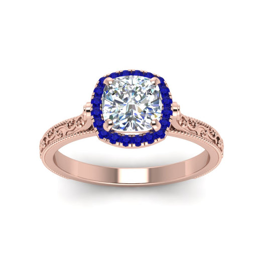 hand-engraved-cushion-cut-halo-diamond-engagement-ring-with-sapphire-in-rose-gold-FD8588CURGSABLANGLE5-NL-RG_421aeb30-a1e9-40fd-adb3-42b3dc0f9b17?v=1757588484