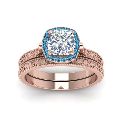 hand-engraved-cushion-cut-halo-diamond-wedding-ring-set-with-blue-topaz-in-rose-gold-FD8588CUGICBLTOANGLE5-NL-RG?v=1757665151