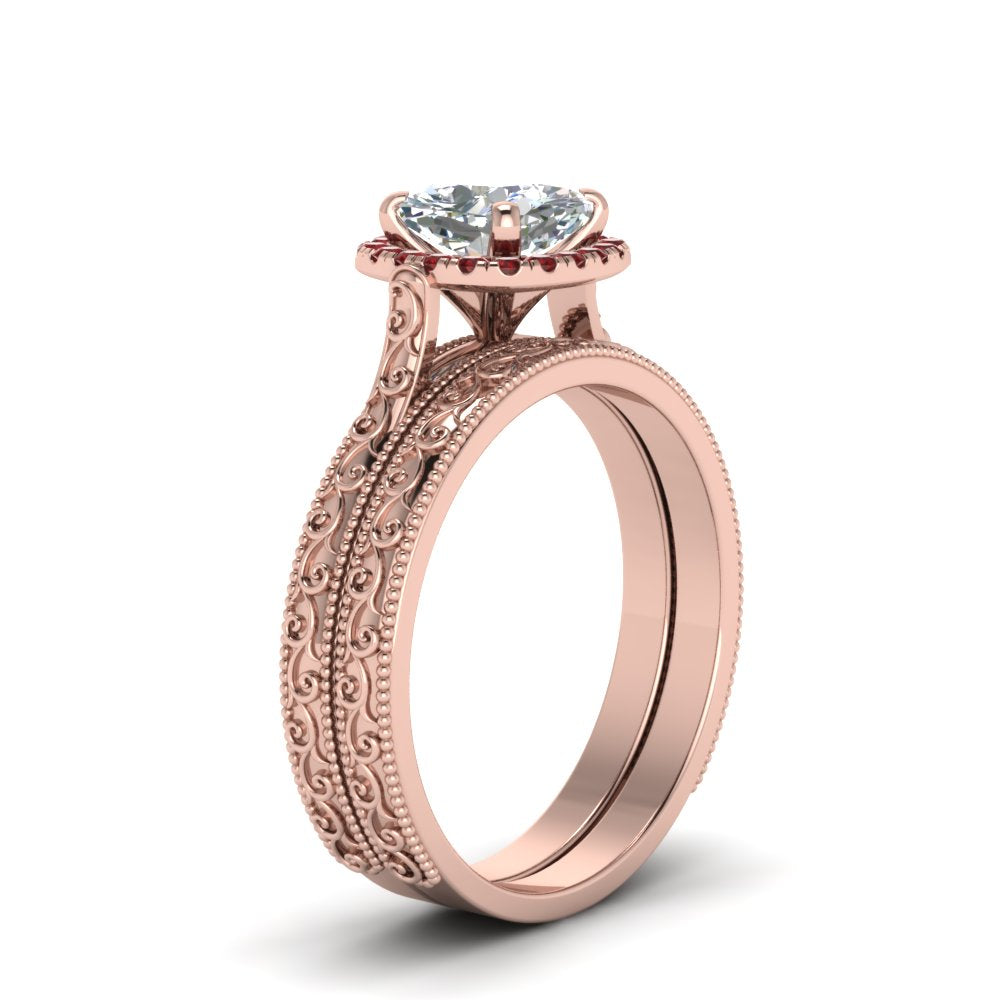 hand-engraved-cushion-cut-halo-diamond-wedding-ring-set-with-ruby-in-rose-gold-FD8588CUGRUDRANGLE2-NL-RG_7d186265-ff2b-4b2e-a532-bcbc0d88919c?v=1757665317