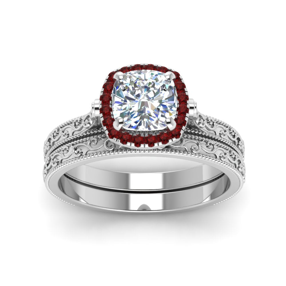 hand-engraved-cushion-cut-halo-diamond-wedding-ring-set-with-ruby-in-white-gold-FD8588CUGRUDRANGLE5-NL-WG_56e15e5b-ae79-4a09-aa6b-d772b0b63688?v=1757665318