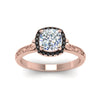 Load image into Gallery viewer, hand-engraved-cushion-cut-halo-engagement-ring-with-black-diamond-in-rose-gold-FD8588CURGBLACKANGLE5-NL-RG_837b7afe-c5c7-47cb-b00e-4839f5d10f86?v=1757588485