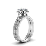 Load image into Gallery viewer, hand-engraved-cushion-cut-halo-wedding-ring-set-with-black-diamond-in-white-gold-FD8588CUGBLACKANGLE2-NL-WG_edf09aaf-6412-477a-9f50-8dfcc77a3458?v=1757665318
