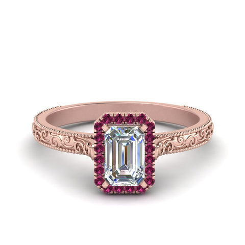 hand-engraved-emerald-cut-halo-diamond-engagement-ring-with-pink-sapphire-in-rose-gold-FD8588EMRGSADRPI-NL-RG?v=1757588330
