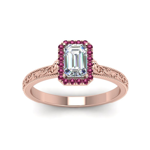 hand-engraved-emerald-cut-halo-diamond-engagement-ring-with-pink-sapphire-in-rose-gold-FD8588EMRGSADRPIANGLE5-NL-RG?v=1757588330