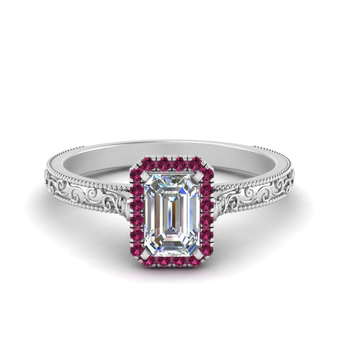 hand-engraved-emerald-cut-halo-diamond-engagement-ring-with-pink-sapphire-in-white-gold-FD8588EMRGSADRPI-NL-WG?v=1757588330