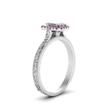 Load image into Gallery viewer, hand-engraved-emerald-cut-halo-diamond-engagement-ring-with-pink-sapphire-in-white-gold-FD8588EMRGSADRPIANGLE2-NL-WG_255b6a13-6b98-4315-ba67-6390dc7a2b29?v=1757588496
