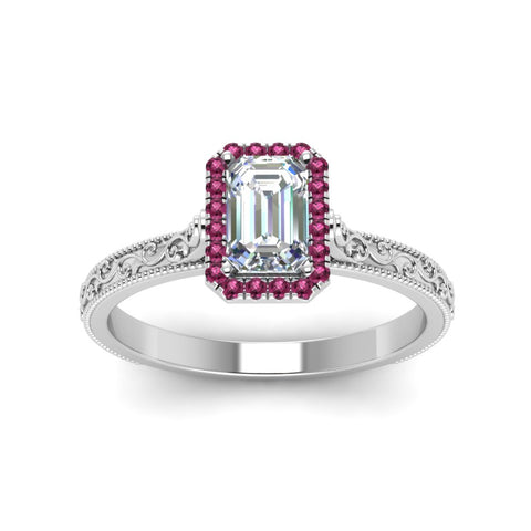 hand-engraved-emerald-cut-halo-diamond-engagement-ring-with-pink-sapphire-in-white-gold-FD8588EMRGSADRPIANGLE5-NL-WG?v=1757588330