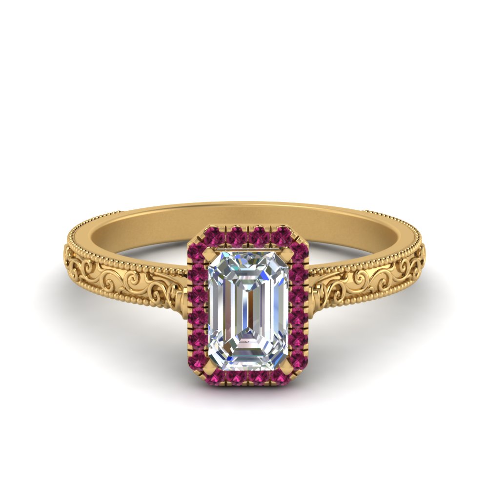 hand-engraved-emerald-cut-halo-diamond-engagement-ring-with-pink-sapphire-in-yellow-gold-FD8588EMRGSADRPI-NL-YG_64601d44-0d94-4049-84b1-6ba60dd7fae4?v=1757588497