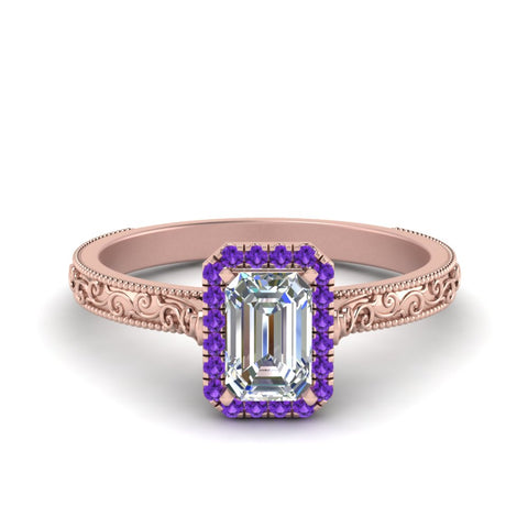 hand-engraved-emerald-cut-halo-diamond-engagement-ring-with-purple-topaz-in-rose-gold-FD8588EMRGVITO-NL-RG?v=1757588330