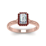 Load image into Gallery viewer, hand-engraved-emerald-cut-halo-diamond-engagement-ring-with-ruby-in-rose-gold-FD8588EMRGRUDRANGLE5-NL-RG_7aef3ac3-46a6-4f93-91b5-77a260ac76a3?v=1757588497
