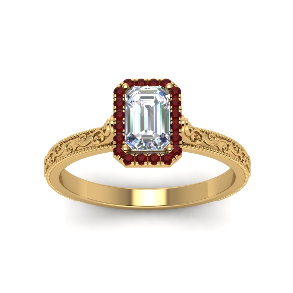 hand-engraved-emerald-cut-halo-diamond-engagement-ring-with-ruby-in-yellow-gold-FD8588EMRGRUDRANGLE5-NL-YG_67993025-94fc-4b4f-94cd-a1af70b0845e?v=1757588497