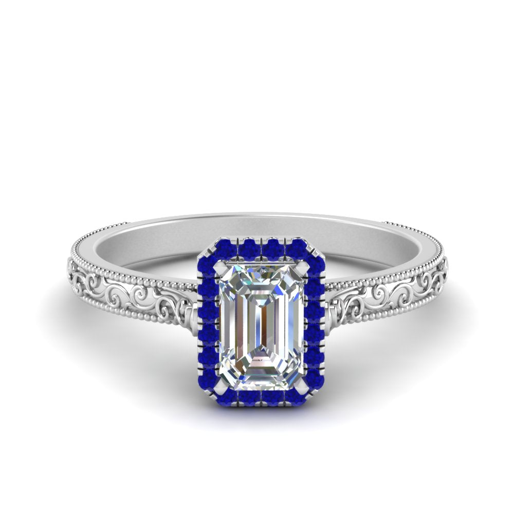 hand-engraved-emerald-cut-halo-diamond-engagement-ring-with-sapphire-in-white-gold-FD8588EMRGSABL-NL-WG_84e84479-4fe5-4dcb-aab4-8923b9528d95?v=1757588496