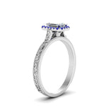 Load image into Gallery viewer, hand-engraved-emerald-cut-halo-diamond-engagement-ring-with-sapphire-in-white-gold-FD8588EMRGSABLANGLE2-NL-WG_c9749b9d-da1c-47da-a38e-085a0de05c42?v=1757588497
