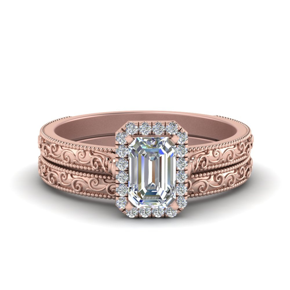 hand-engraved-emerald-cut-halo-diamond-wedding-ring-set-in-rose-gold-FD8588EM-NL-RG?v=1757665169