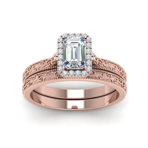 hand-engraved-emerald-cut-halo-diamond-wedding-ring-set-in-rose-gold-FD8588EMANGLE5-NL-RG?v=1757665169