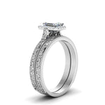 Load image into Gallery viewer, hand-engraved-emerald-cut-halo-diamond-wedding-ring-set-in-white-gold-FD8588EMANGLE2-NL-WG_cc136fce-7f5f-4b93-a832-cfe8df340caa?v=1757665327
