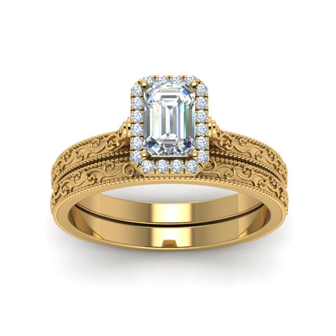 hand-engraved-emerald-cut-halo-diamond-wedding-ring-set-in-yellow-gold-FD8588EMANGLE5-NL-YG?v=1757665169