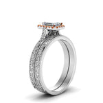 Load image into Gallery viewer, hand-engraved-emerald-cut-halo-diamond-wedding-ring-set-with-orange-sapphire-in-white-gold-FD8588EMGSAORANGLE2-NL-WG_86a803bd-61b7-4932-be9a-319a4f588f19?v=1757665328

