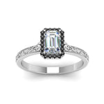 Load image into Gallery viewer, hand-engraved-emerald-cut-halo-engagement-ring-with-black-diamond-in-white-gold-FD8588EMRGBLACKANGLE5-NL-WG_9b18598d-f2dd-4dc7-8730-ba57a73f885b?v=1757588497
