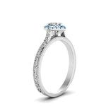 Load image into Gallery viewer, hand-engraved-heart-shaped-halo-diamond-engagement-ring-with-blue-topaz-in-white-gold-FD8588HTRGICBLTOANGLE2-NL-WG?v=1757588348
