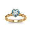 Load image into Gallery viewer, hand-engraved-heart-shaped-halo-diamond-engagement-ring-with-blue-topaz-in-yellow-gold-FD8588HTRGICBLTOANGLE5-NL-YG_636dd462-79ad-4e52-9ffb-34c0308e4d0f?v=1757588508