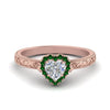Load image into Gallery viewer, hand-engraved-heart-shaped-halo-diamond-engagement-ring-with-emerald-in-rose-gold-FD8588HTRGEMGR-NL-RG_fd3903d0-4ba7-4872-8818-756b5a22e35f?v=1757588508