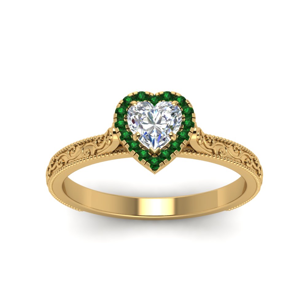 hand-engraved-heart-shaped-halo-diamond-engagement-ring-with-emerald-in-yellow-gold-FD8588HTRGEMGRANGLE5-NL-YG?v=1757588349