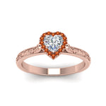 Load image into Gallery viewer, hand-engraved-heart-shaped-halo-diamond-engagement-ring-with-orange-sapphire-in-rose-gold-FD8588HTRGSAORANGLE5-NL-RG?v=1757588351
