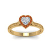 Load image into Gallery viewer, hand-engraved-heart-shaped-halo-diamond-engagement-ring-with-orange-sapphire-in-yellow-gold-FD8588HTRGSAORANGLE5-NL-YG_3456fffb-5e47-4902-8c2f-8a74957a3237?v=1757588507