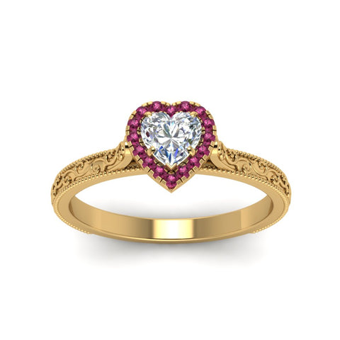 hand-engraved-heart-shaped-halo-diamond-engagement-ring-with-pink-sapphire-in-yellow-gold-FD8588HTRGSADRPIANGLE5-NL-YG?v=1757588348