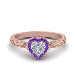 Load image into Gallery viewer, hand-engraved-heart-shaped-halo-diamond-engagement-ring-with-purple-topaz-in-rose-gold-FD8588HTRGVITO-NL-RG_a81b53f7-bade-46ac-9d6d-c4d1e1361a98?v=1757588508
