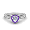 Load image into Gallery viewer, hand-engraved-heart-shaped-halo-diamond-engagement-ring-with-purple-topaz-in-white-gold-FD8588HTRGVITO-NL-WG_ed09df44-1af4-4b72-bb3e-05d2b078dac5?v=1757588509