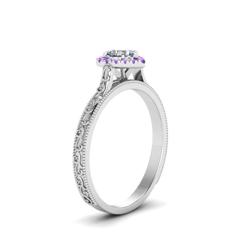 hand-engraved-heart-shaped-halo-diamond-engagement-ring-with-purple-topaz-in-white-gold-FD8588HTRGVITOANGLE2-NL-WG_a53532a0-c4e6-49e5-a5ba-a359172efcef?v=1757588509