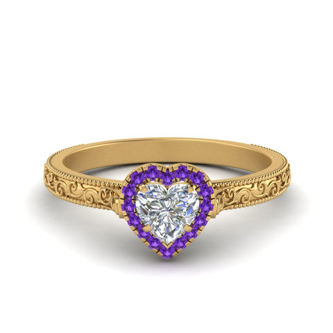 hand-engraved-heart-shaped-halo-diamond-engagement-ring-with-purple-topaz-in-yellow-gold-FD8588HTRGVITO-NL-YG?v=1757588348