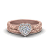 Load image into Gallery viewer, hand-engraved-heart-shaped-halo-diamond-wedding-ring-set-in-rose-gold-FD8588HT-NL-RG_cc2509da-2f47-449c-8df7-1873d3b02d74?v=1757665338