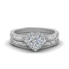 Load image into Gallery viewer, hand-engraved-heart-shaped-halo-diamond-wedding-ring-set-in-white-gold-FD8588HT-NL-WG_33914a7e-4408-4c94-b294-985096cae46b?v=1757665338