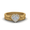 Load image into Gallery viewer, hand-engraved-heart-shaped-halo-diamond-wedding-ring-set-in-yellow-gold-FD8588HT-NL-YG_33ffb0ee-5691-412c-b41d-b301a6b215d6?v=1757665338