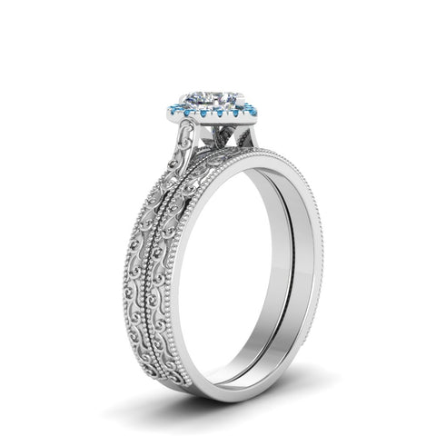 hand-engraved-heart-shaped-halo-diamond-wedding-ring-set-with-blue-topaz-in-white-gold-FD8588HTGICBLTOANGLE2-NL-WG?v=1757665187