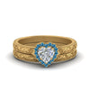 Load image into Gallery viewer, hand-engraved-heart-shaped-halo-diamond-wedding-ring-set-with-blue-topaz-in-yellow-gold-FD8588HTGICBLTO-NL-YG_bf9b1e64-732b-4e78-b875-d426bbb70874?v=1757665338