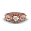 Load image into Gallery viewer, hand-engraved-heart-shaped-halo-diamond-wedding-ring-set-with-orange-sapphire-in-rose-gold-FD8588HTGSAOR-NL-RG_69bae079-1e4a-4525-b378-c25233021723?v=1757665338