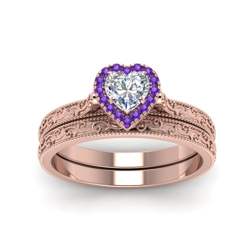 hand-engraved-heart-shaped-halo-diamond-wedding-ring-set-with-purple-topaz-in-rose-gold-FD8588HTGVITOANGLE5-NL-RG_04cb058d-f4cf-4e1a-b218-e48d21934b2b?v=1757665339