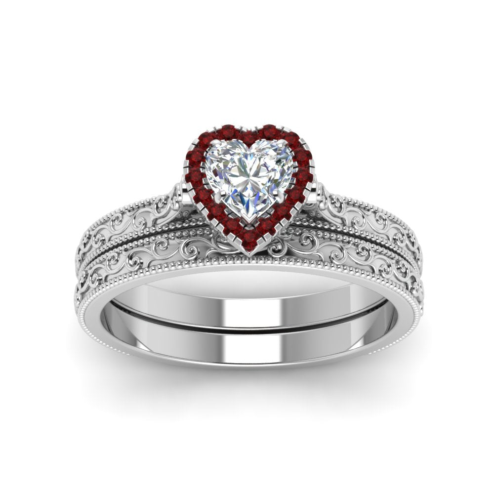 hand-engraved-heart-shaped-halo-diamond-wedding-ring-set-with-ruby-in-white-gold-FD8588HTGRUDRANGLE5-NL-WG?v=1757665187