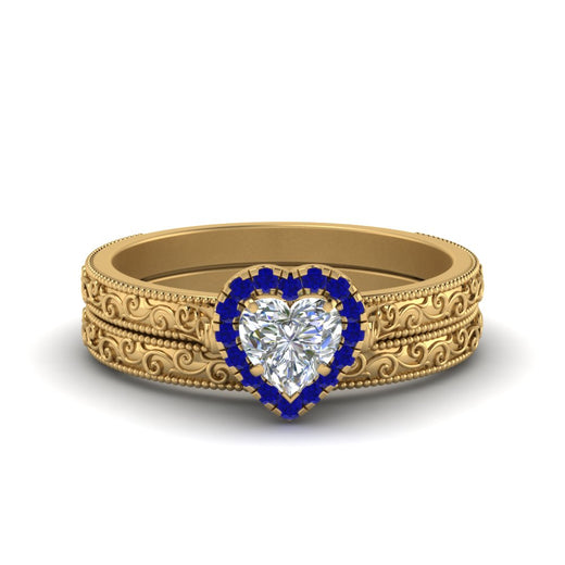 hand-engraved-heart-shaped-halo-diamond-wedding-ring-set-with-sapphire-in-yellow-gold-FD8588HTGSABL-NL-YG_727ea2e6-10a1-4223-b982-3b6ce46177e2?v=1757665338