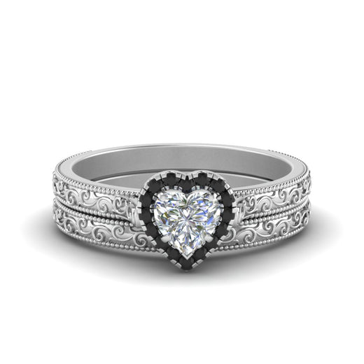 hand-engraved-heart-shaped-halo-wedding-ring-set-with-black-diamond-in-white-gold-FD8588HTGBLACK-NL-WG_5af4aa0a-d42c-4ce8-b139-a375e6caa38c?v=1757665338