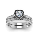 Load image into Gallery viewer, hand-engraved-heart-shaped-halo-wedding-ring-set-with-black-diamond-in-white-gold-FD8588HTGBLACKANGLE5-NL-WG_1d81bd26-77b5-45bd-80d4-a06c75096314?v=1757665338
